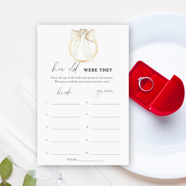 Ring & Bow Möhippa Hur gamla var de (Skapare uppladdad)