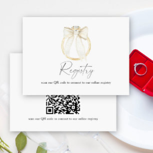 Ring Bow-möhippans QR-kod för registret Tilläggskort