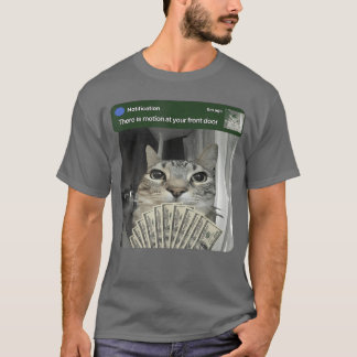 Ring Cat med Motion Meme vänner T Shirt