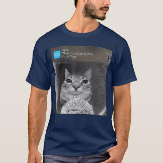 Ring Cat med Motion Meme vänner T Shirt