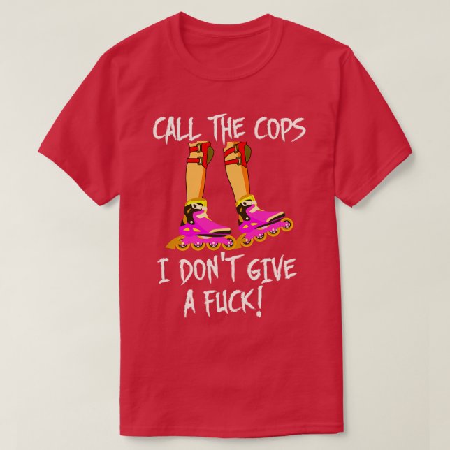Ring Cops Roller Gang T Shirt (Design framsida)