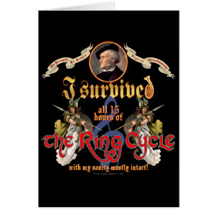 Ring Cycle Survivor Hälsningskort