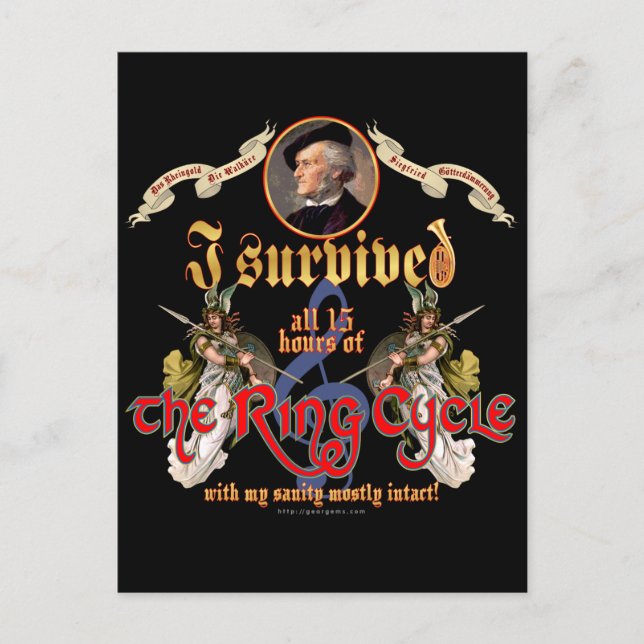 Ring Cycle Survivor Vykort (Framsida)