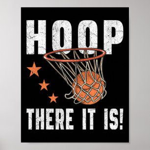 Ring där är det! Basketball B-Boll Fläkt Poster