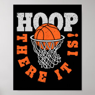 Ring där är det Basketball Player Roligt Vintage G Poster