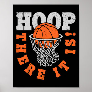 Ring där är det Basketball Player Roligt Vintage G Poster