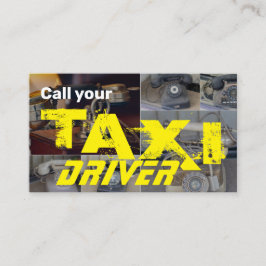 Ring din drivrutin för professionell taxi visitkort