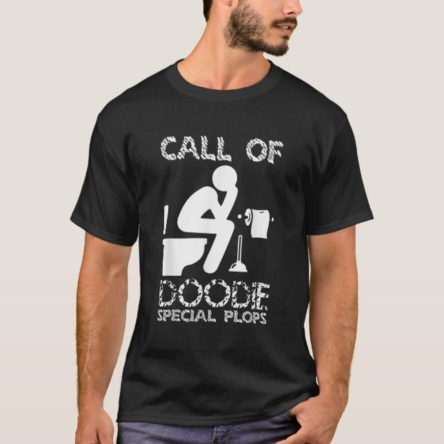 Ring Doodie Speciell Plops Funny Nerd Gamer Desi T Shirt (Framsida)