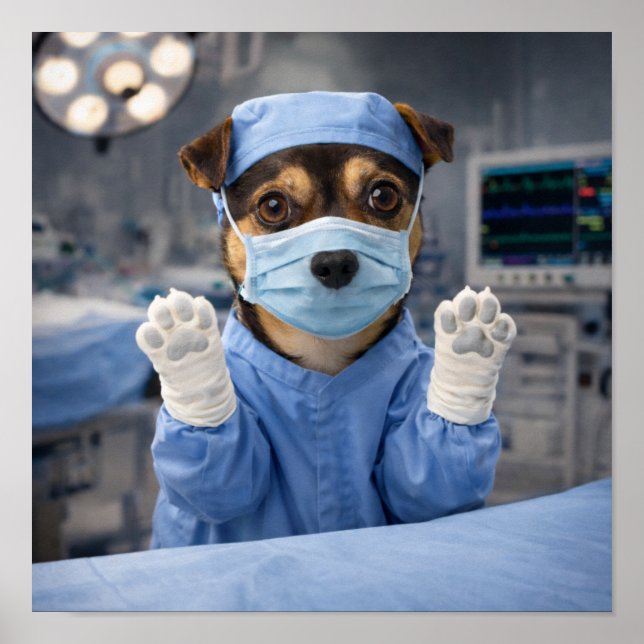 "Ring efter Dr. Louie!" Poster (Framsidan)