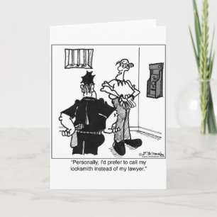 Ring en Locksmith, inte en advokat Kort