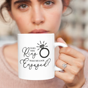 Ring får mig att se engagerad ut kaffemugg