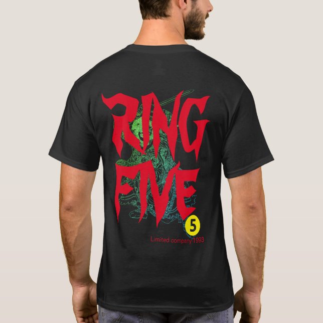 RING FIVE T SHIRT (Baksida)