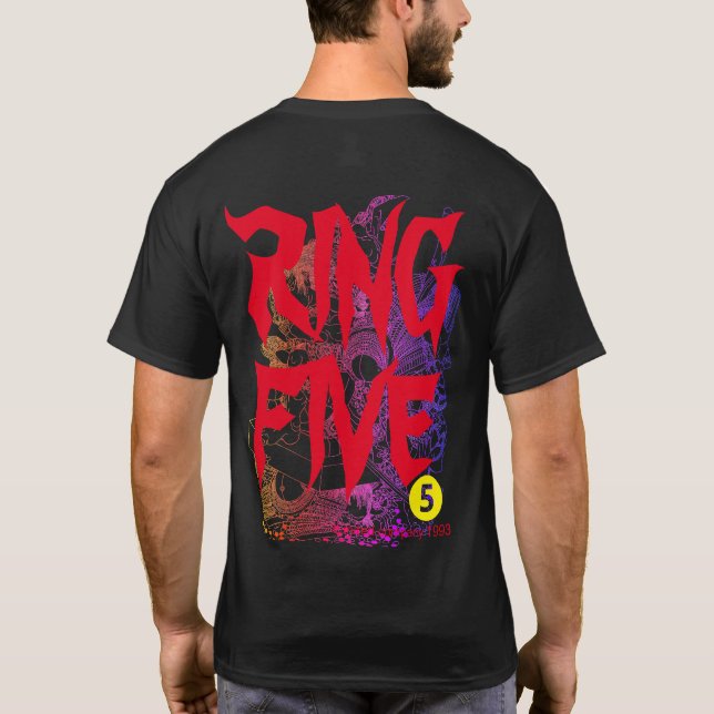 RING FIVE T SHIRT (Baksida)