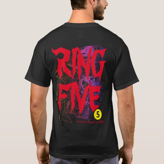 RING FIVE T SHIRT (Baksida)