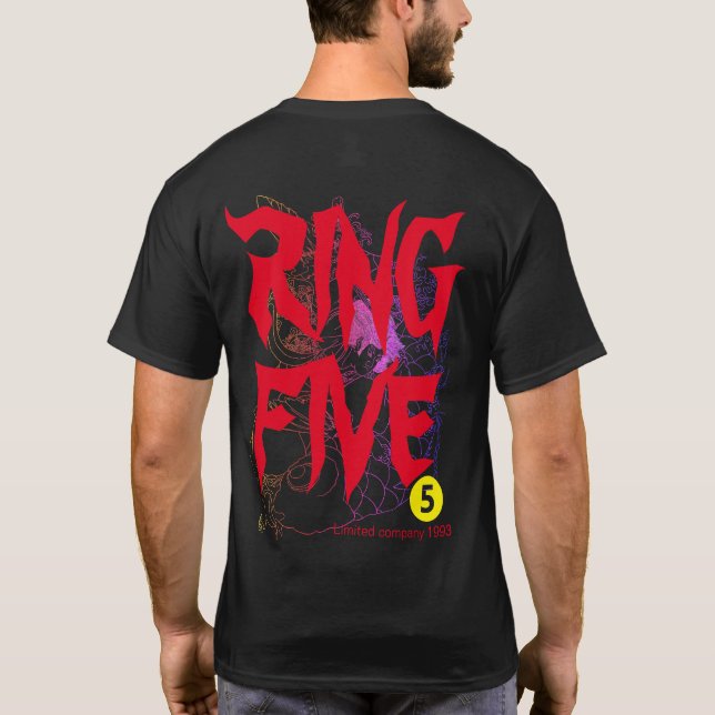 RING FIVE　 T SHIRT (Baksida)