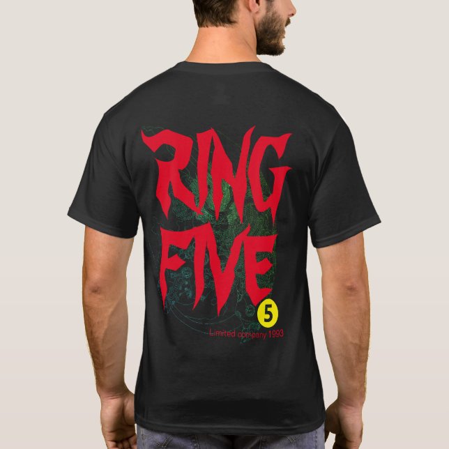 RING FIVE T SHIRT (Baksida)