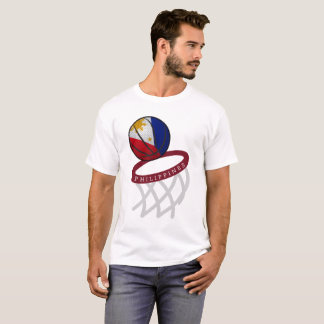 Ring för Philippines flaggabasket Tee