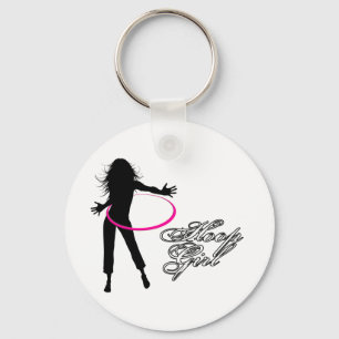 Ring Girl-Hula Ring Nyckelring