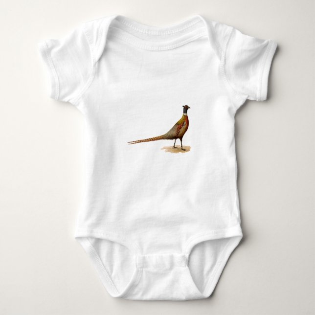 Ring-hånglad Pheasant T-shirt (Framsida)