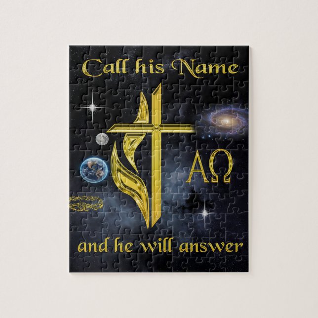 Ring hans namn pussel (Vertikal)