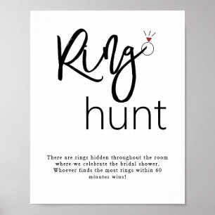 Ring Hunt-Möhippans spelsignatur Poster