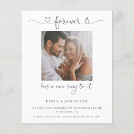 Ring i budgeten har sparat datum för att spara fot