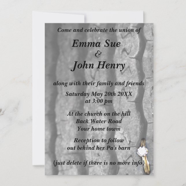 Ring i Däck Går Inbjudningar (Framsida)