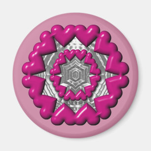 Ring i Hearts Valentine Magnet