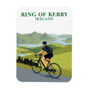 Ring i Kerry Ireland Cycling Travel Souvenir Magnet