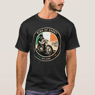 Ring i Kerry Ireland Motorcycle T Shirt