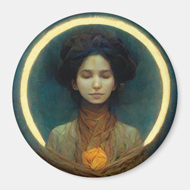 Ring i Light 2 Fantasy Sci-fi Magnet (Framsidan)