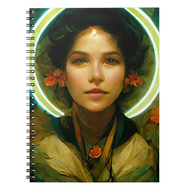 Ring i Light Fantasy Sci-fi Anteckningsbok (Framsidan)