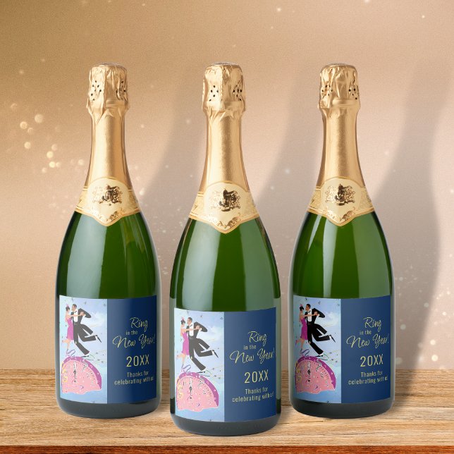 Ring i nyårsaftongen Champagne Flaska (Skapare uppladdad)