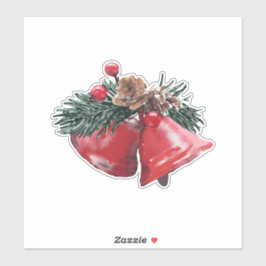 Ring i säsong med Festive Helgdag Klistermärken