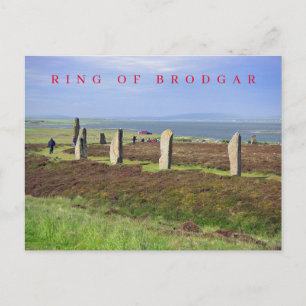 Ring i vyvykort för Brodgar Vykort