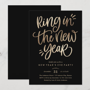 Ring in the New Year Faux Folie Fest Inbjudan
