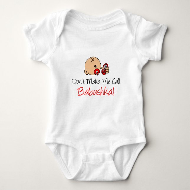 Ring inte Babushka Tee (Framsida)