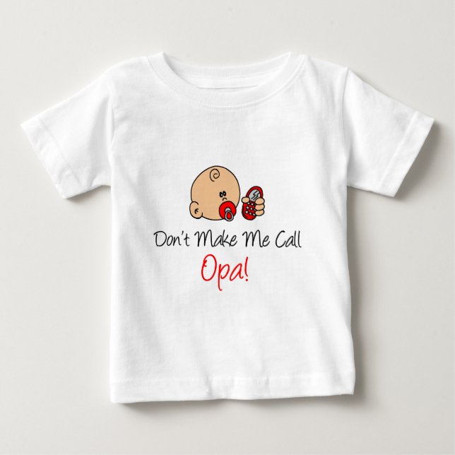 Ring inte Opa Tee (Framsida)