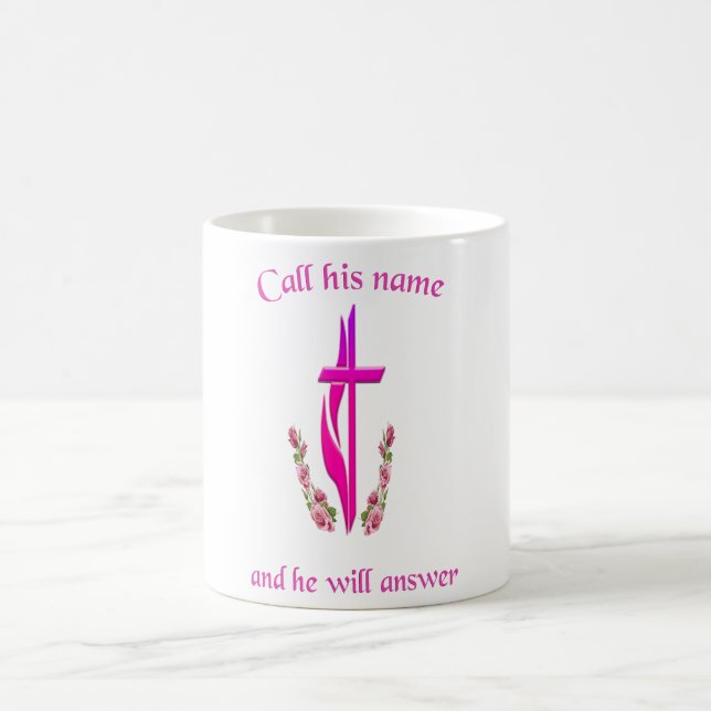 Ring Jesus namn Kaffemugg (Center)