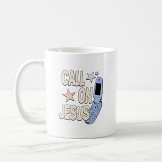 Ring Jesus – Retro trosdesign Kaffemugg