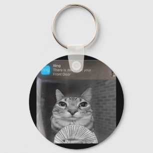 Ring Katt med Rörelse memes förbannade fina Manar  Nyckelring