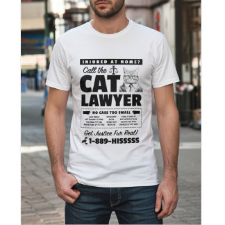 Ring kattjuristen – Rolig kattjuristparodi T Shirt