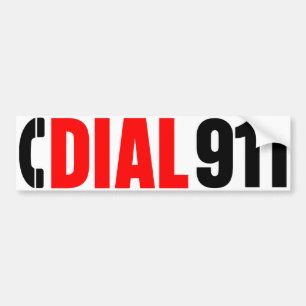 Ring klistermärke 2 för polis 911