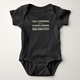 Ring kongressen om klimatförändringar Baby ett B T Shirt