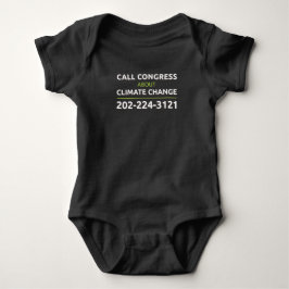 Ring kongressen om klimatförändringar Baby ett Bie T Shirt