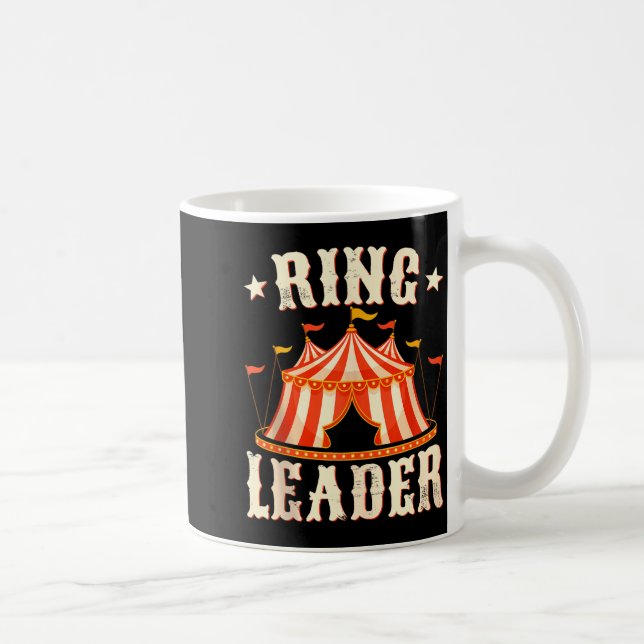 Ring Leader - Circus Lover Ringmaster Circus Party Kaffemugg (Höger)