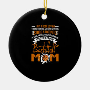 Ring Loving Sneaker Finding Uniform Basketball Mam Julgransprydnad Keramik