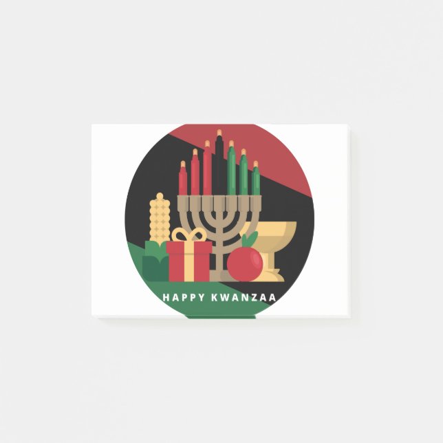 ring Lycklig Kwanzaa Post-it Block (Framsida)