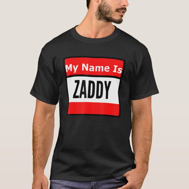 Ring Me Zaddy T Shirt (Framsida)