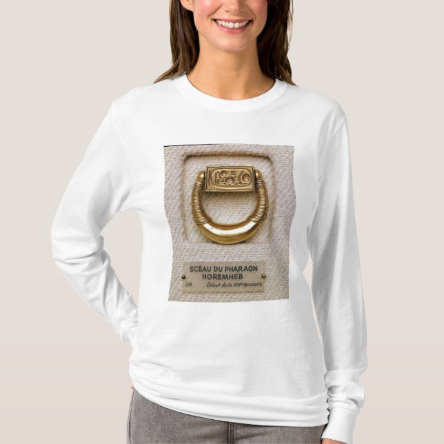 Ring med försegla av General Horemheb Tee Shirt (Framsida)